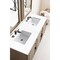 James Martin Vanities Portland 60in Double Vanity Whitewashed Walnut w/ 3 CM White Zeus Quartz Top 620-V60D-WW-3WZ - alternate 2